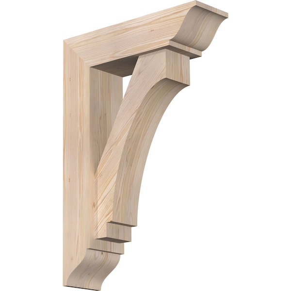 Ekena Millwork Imperial Traditional Smooth Bracket w/ Offset Brace, Douglas Fir, 7 1/2"W x 26"D x 38"H BKT0806X26X38IMP01SDF - main
